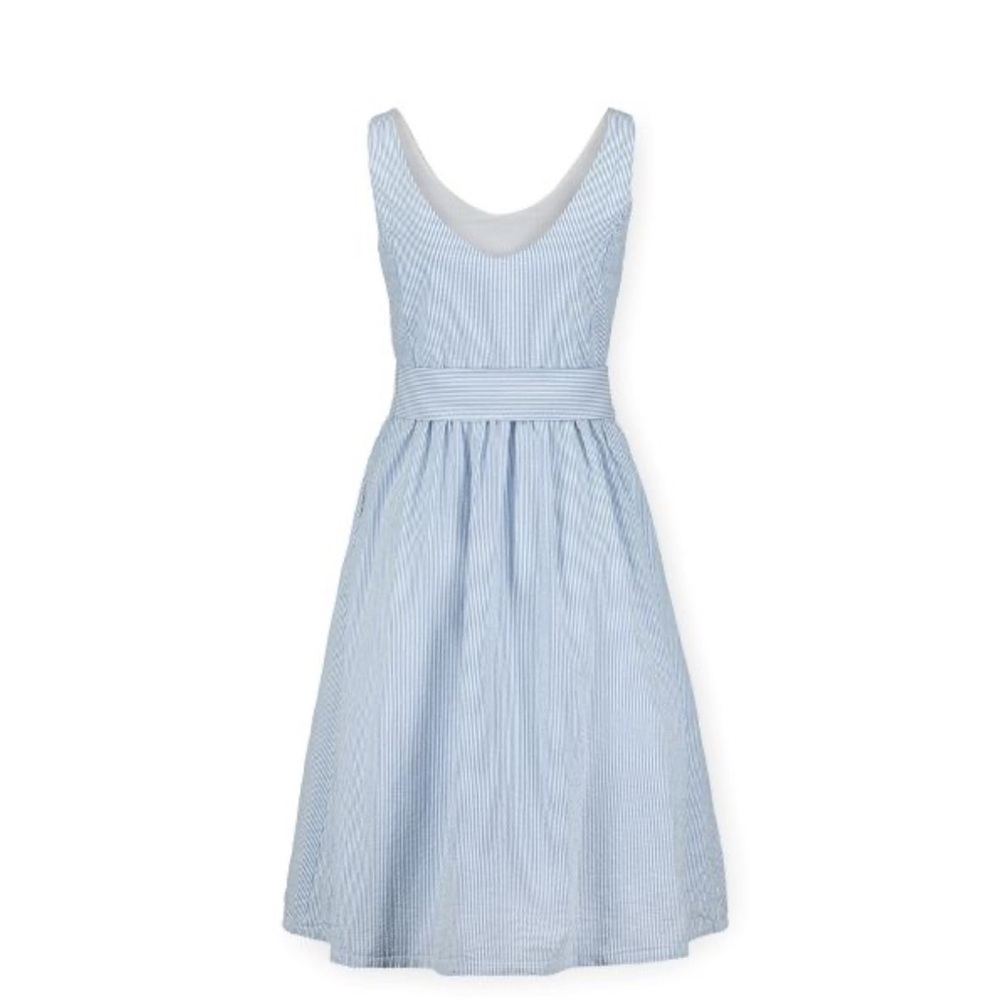 Hope & Henry Womens' A-Line Dress with Sash